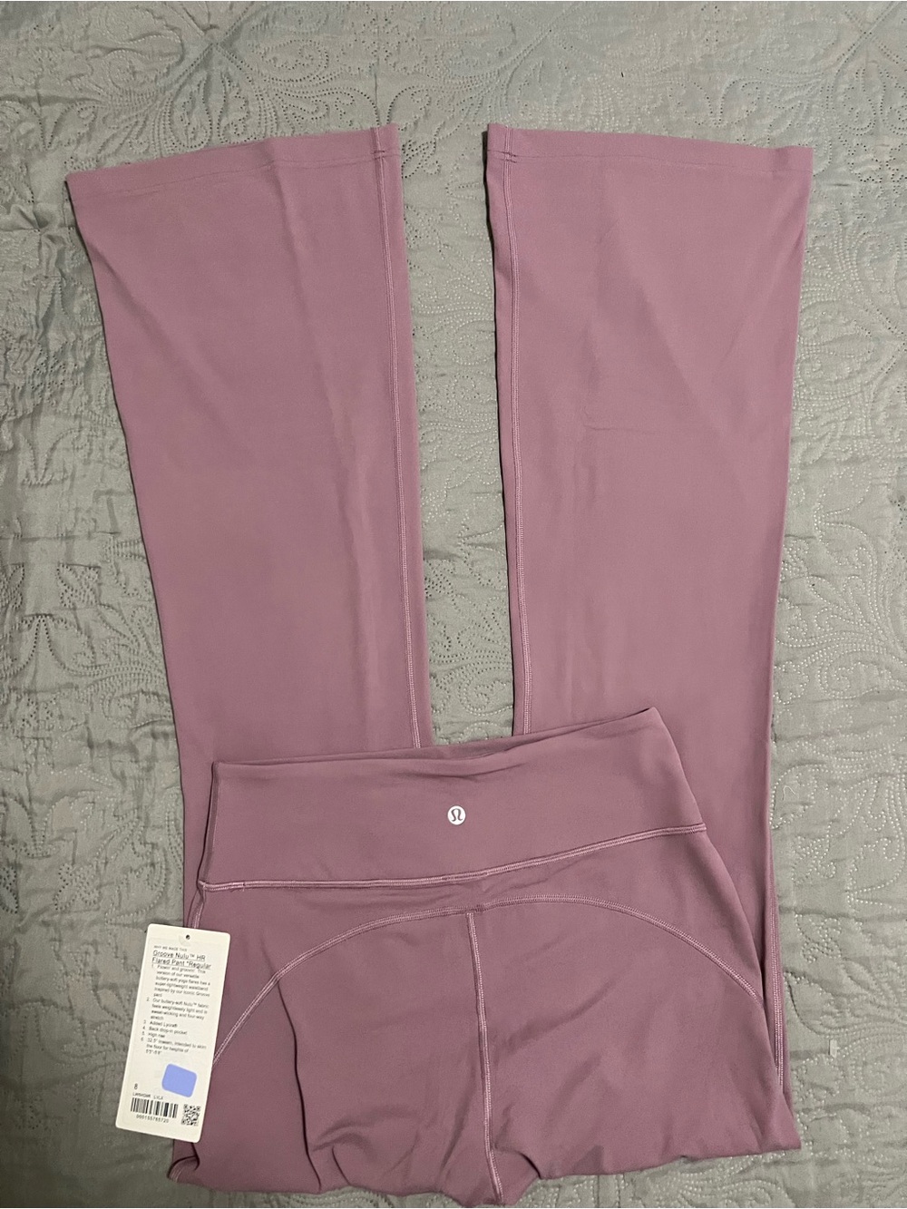 Lululemon High-Rise Flare Lavender Lux Leggings - Picture 3 of 5
